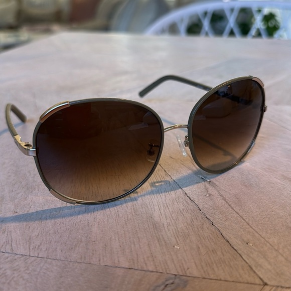 CHLOE CE101SL Round Aviator Sunglasses - Picture 2 of 10